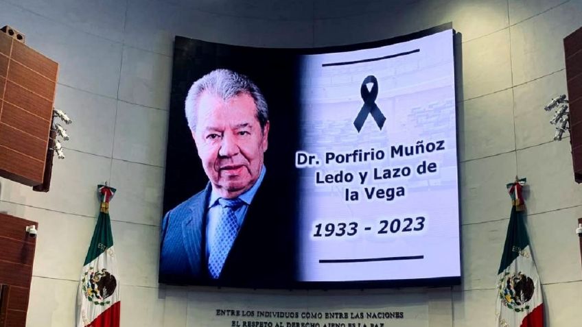 Comisión Permanente del Congreso rinde homenaje a Porfirio Muñoz Ledo