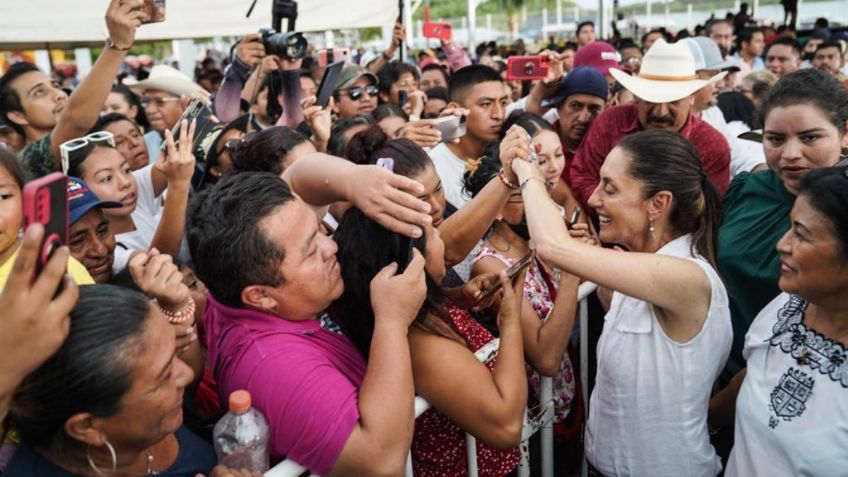 Claudia Sheinbaum: sólo con la Cuarta Transformación es posible generar proyectos con justicia social