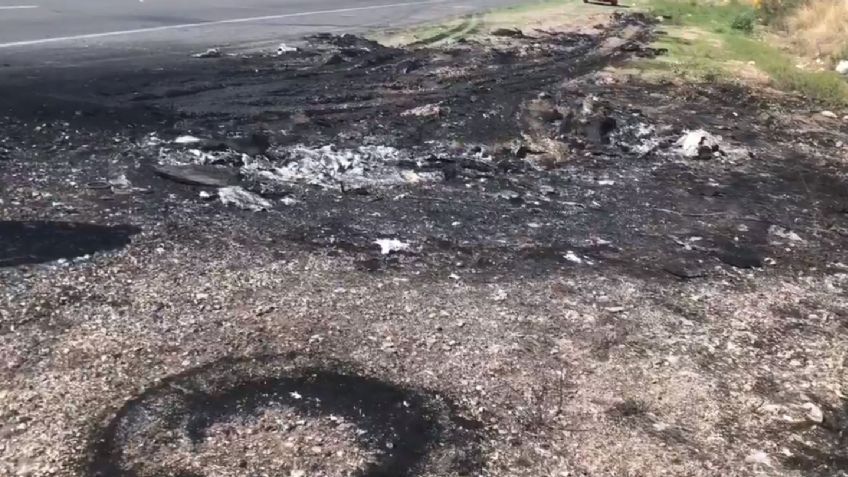 Vehículos incendiados en la región Altos Norte