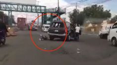 IMÁGENES FUERTES: trailero arrolló a un conductor que bajó de su auto en Tepotzotlán