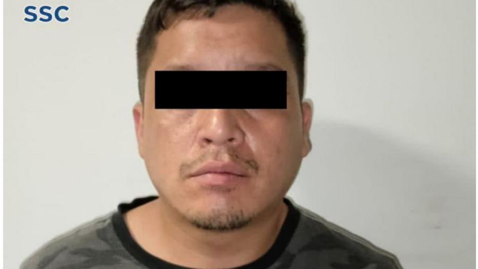 La fotografía del hombre que fue detenido tras un operativo en la colonia San Juan de Aragón