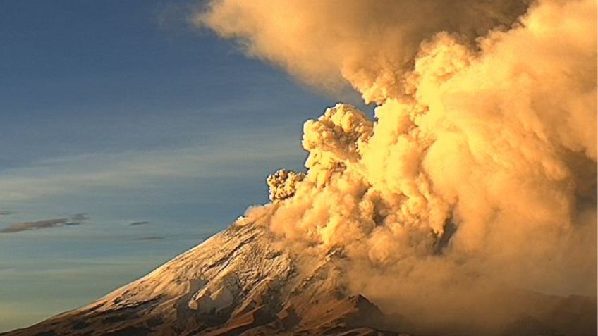 Popocatépetl se mantiene activo: prevén caída de ceniza en la CDMX