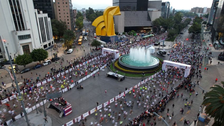 MAPA del Medio Maratón CDMX 2023: ruta, horarios de salida y alternativas viales