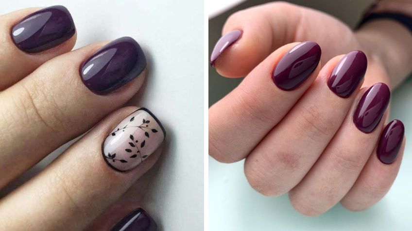 Uñas en tonos uva: 3 diseños para verte chic en el otoño 2023