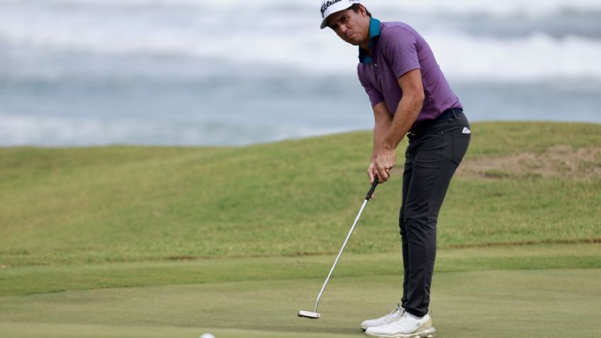 Rodolfo Cazaubón en la cima del último torneo de la Gira de Golf Profesional Mexicana