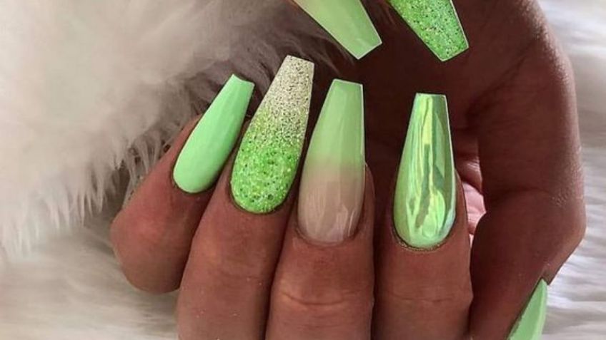 Uñas acrílicas verdes: estos son los estilos que dominarán la tendencia en agosto