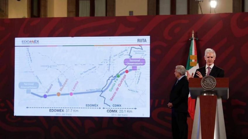 Alfredo del Mazo: El Tren Interurbano Toluca-México reducirá la contaminación de 25 mil autos cada día