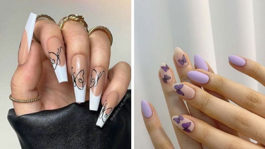 Uñas mariposa: 3 ideas que harán ver increíbles tus manos esta temporada