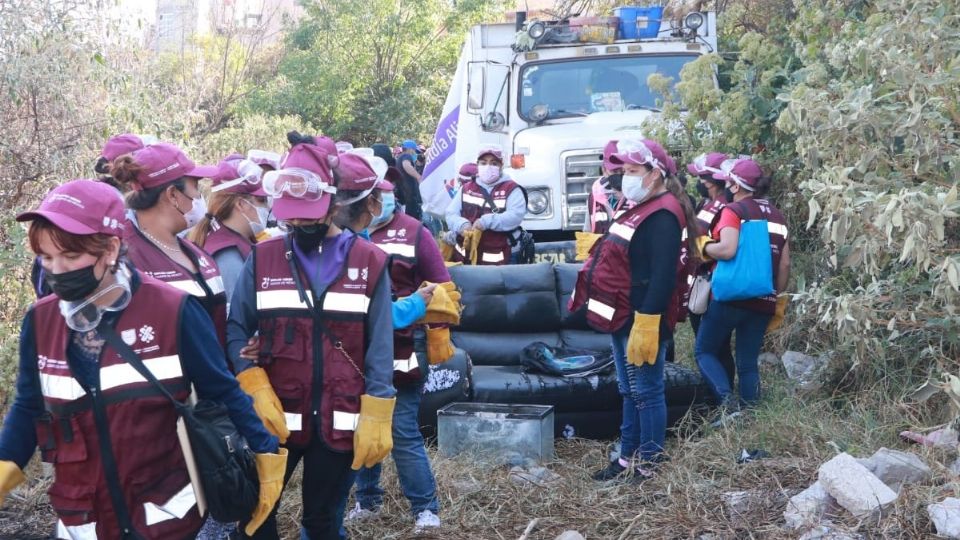 En las áreas de conservación se realizan trabajos de limpieza