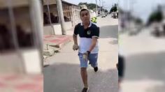 VIDEO: intenta atacar con piedras a un policía y su osadía termina en tragedia