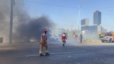 Incendio en el Río Santa Catarina de Monterrey causa pánico entre la población