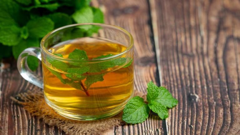 infusion de menta relajante natural