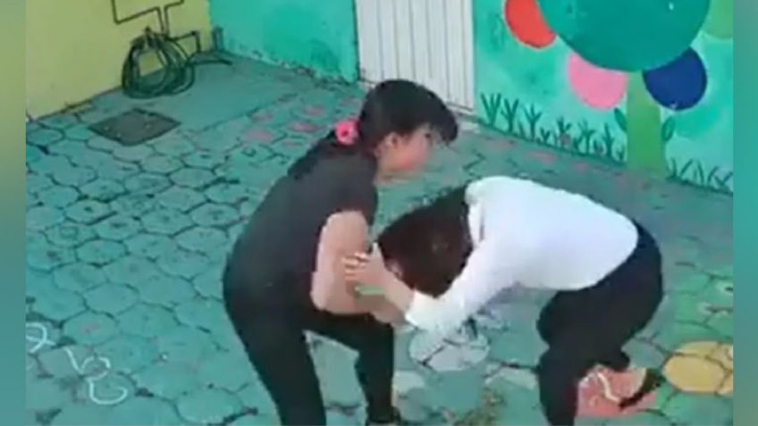 Familiares de padres golpeadores en Cuautitlán Izcalli revelan fotos de la quemadura que supuestamente la maestra le hizo al niño