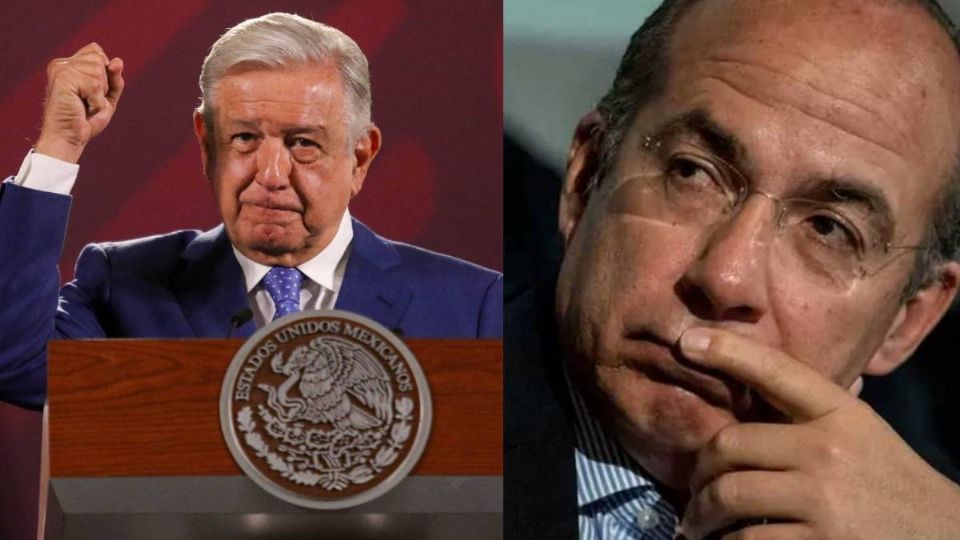 AMLO volvió a arremeter contra Calderón.