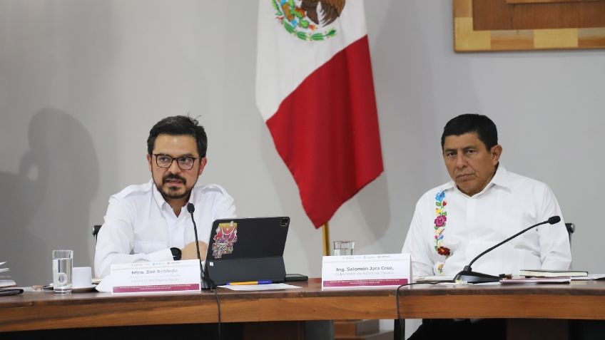 Zoé Robledo y Salomón Jara revisan avances para integrar Servicios de Salud de Oaxaca a OPD IMSS-Bienestar