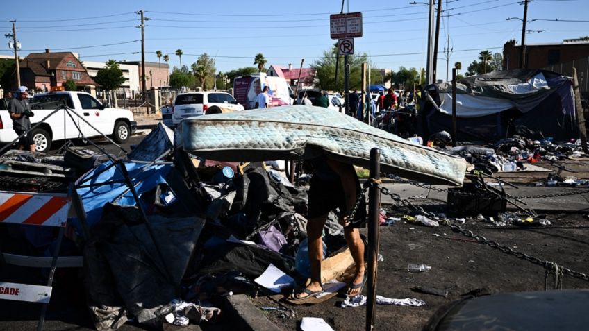 Temperaturas superiores a los 40 grados matan de calor a los sin techo en Arizona