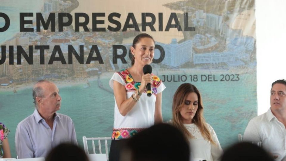 Claudia Sheinbaum en Quintana Roo