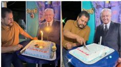 Celebra su cumpleaños con temática de AMLO y enloquece las redes por su originalidad