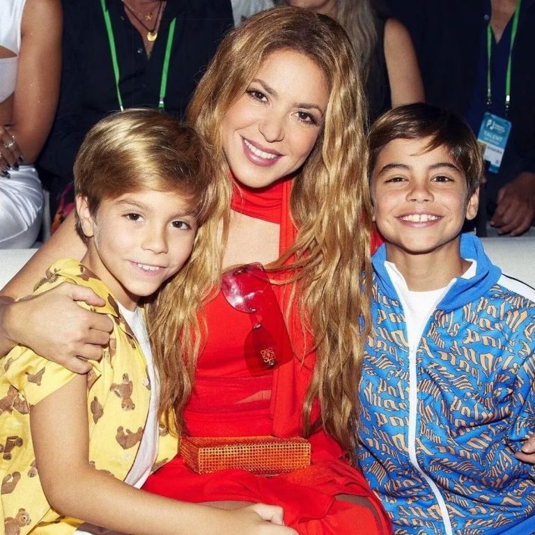 Shakira y sus hijos 