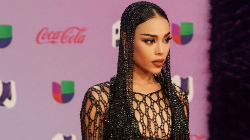 FOTOS: Danna Paola en vestido negro de red se roba todas las miradas por su figura de infarto