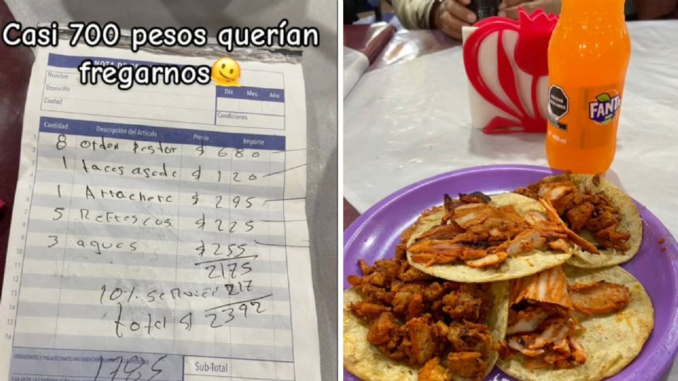 Según la joven, al final se ahorraron 700 pesos.