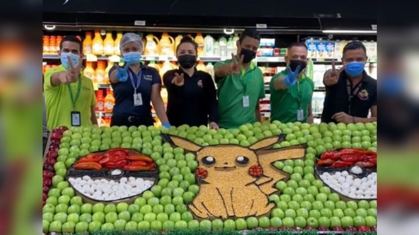 ¡Sorprendente! Supermercado se hace viral por crear imágenes de Pokémon con verduras