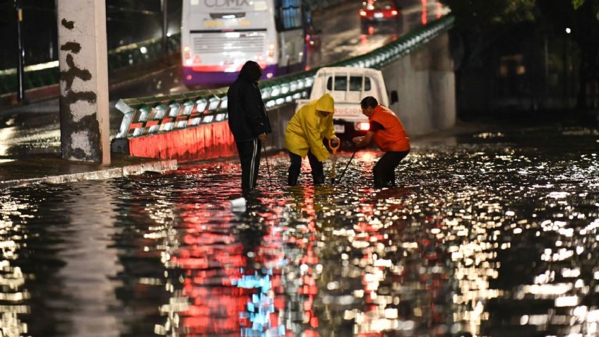 MAPA: 4 alcaldías de la CDMX tienen peligro de inundación HOY 27 de julio por las fuertes lluvias