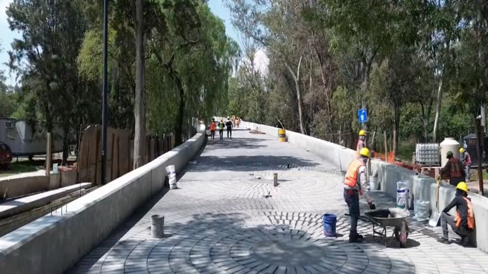 Trabajadores en la construcción de Calzada Chivatito