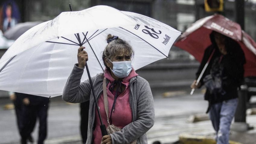 Por frente frío 9, prevén ambiente frío e intensas lluvias en estos 20 estados