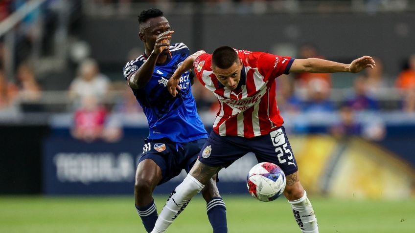 Las Chivas terminan "sacrificadas" por el Cincinnati en su trágico debut en la Leagues Cup