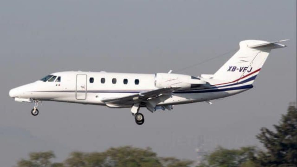 La aeronave Cessna 650 con matrícula XB-VFJ se dirigía a Toluca.