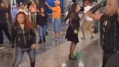 Usuarios de metro “arman bailongo” de High Energy en plena estación de San Lázaro: VIDEO