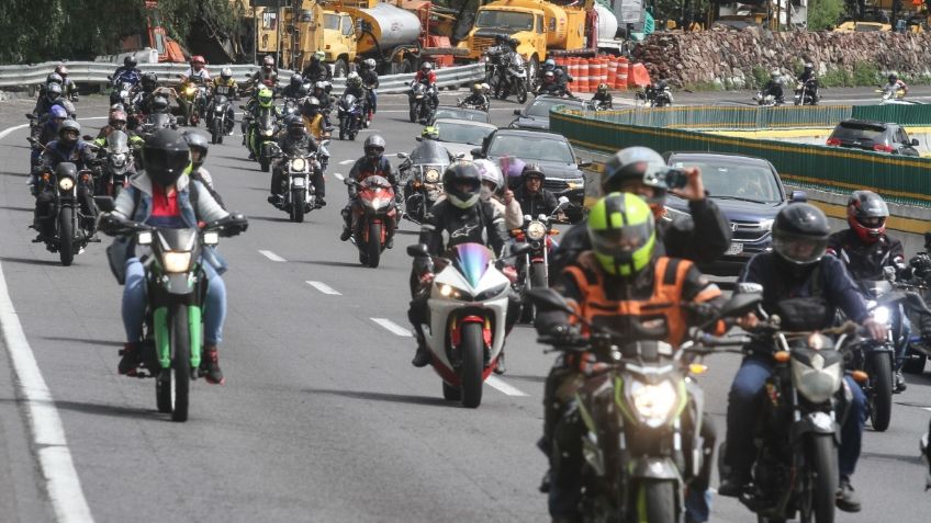 Piden regular a motociclistas en la México-Cuernavaca