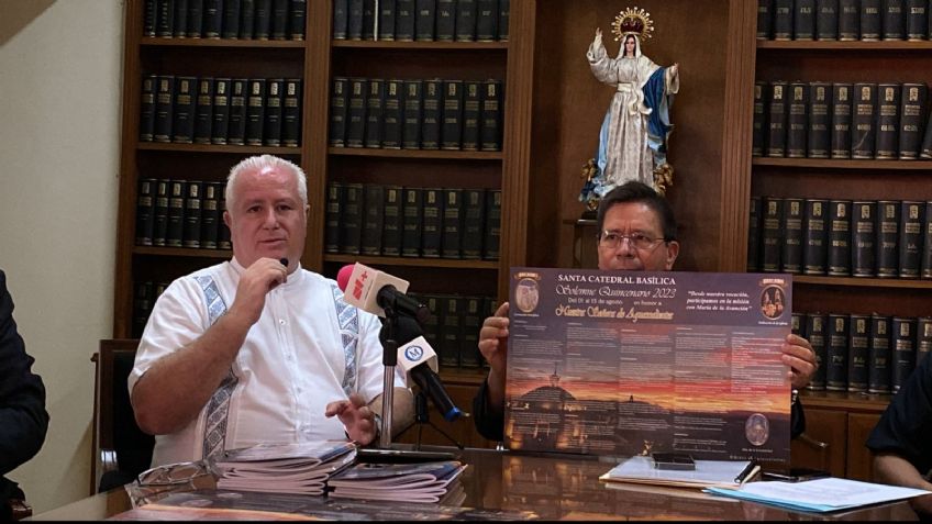 Presentan programa de actividades por la Virgen de la Asunción