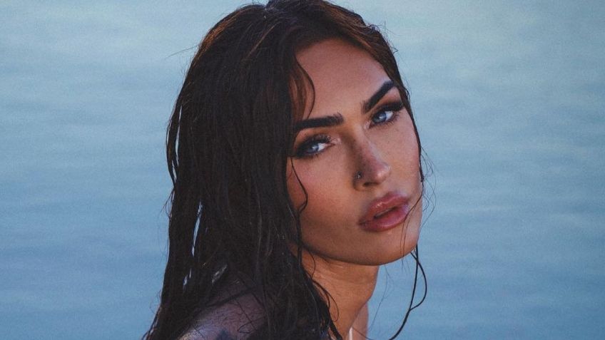 Megan Fox marca tendencia desde la playa: traslúcido minivestido