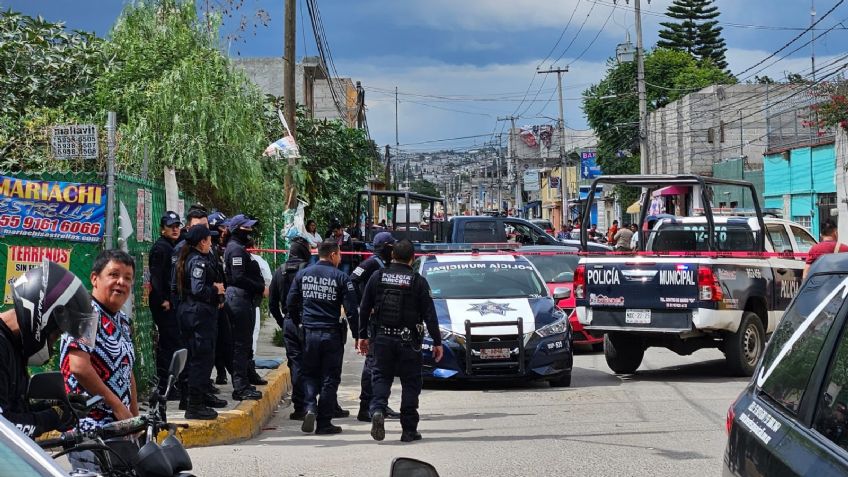 A tiros asesinan a dos hombres en Santa María Chiconautla, Ecatepec