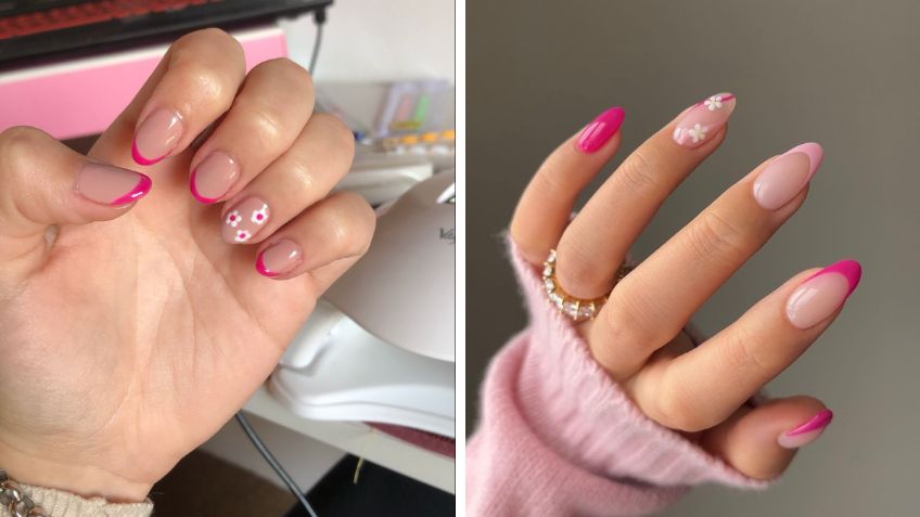 Esta es la manicura francesa versión "Barbiecore" que luce Margot Robbie y será tendencia en el verano