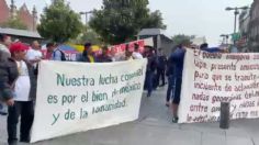 "Es por el bien de México": indígenas de Oaxaca se manifiestan frente a Palacio Nacional, exigen hablar con AMLO