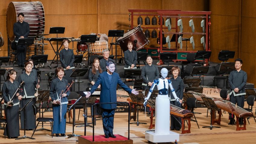 Impresionante: un robot dirige a la Orquesta Sinfónica Nacional de Corea del Sur