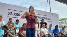 Claudia Sheinbaum se reúne con pescadores en Tamaulipas: "Me los llevo en el corazón"