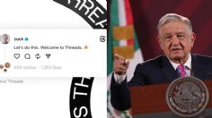 AMLO pide a Mark Zuckerberg que la nueva red social Threads impida el uso de "bots"