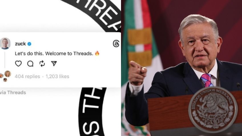 AMLO pide a Mark Zuckerberg que la nueva red social Threads impida el uso de "bots"