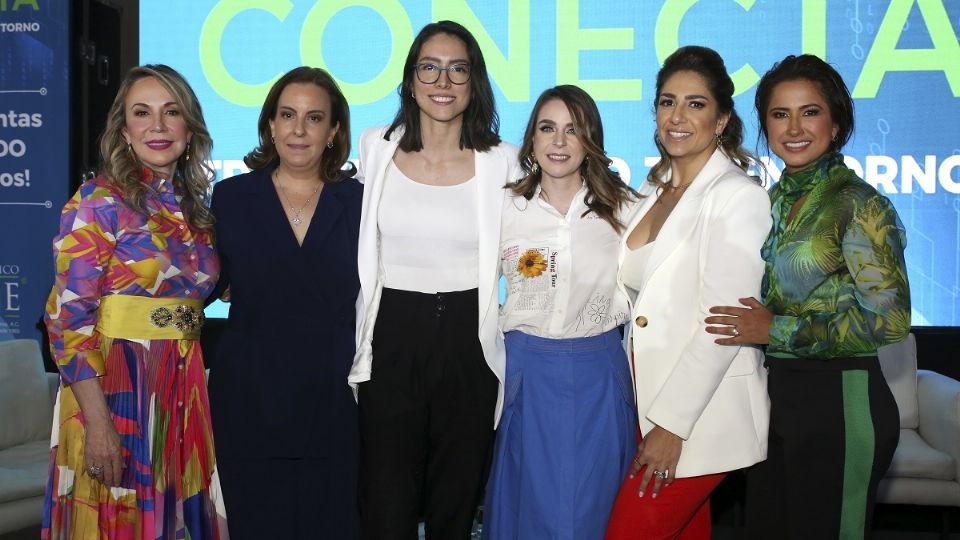 Sonia Garza, Cristina Mieres, Brigitte Broussel, Mercedes Palomar, Susana San Román y Zaira Zepeda.