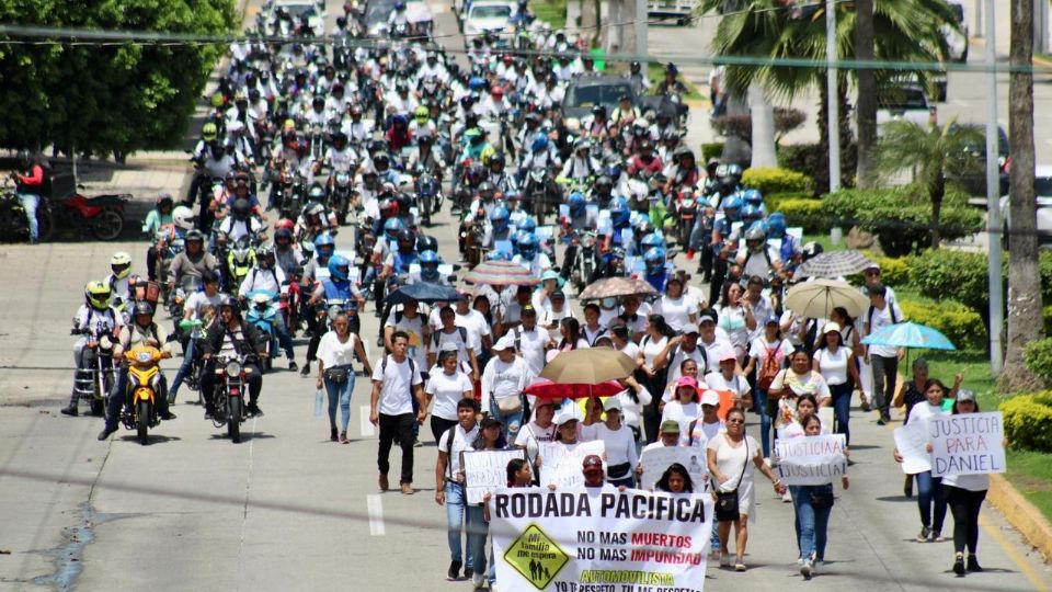 Marcharon este día en Tapachula para exigir justicia por víctima de accidente