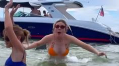 VIDEO: Lele Pons se encuentra con enorme tiburón en playas de Florida y preocupa en redes