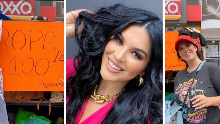 "¡Pásale!": Curvy Zelma abandona la TV para vender ropa de paca en el tianguis