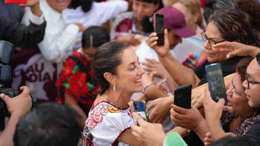 Claudia Sheinbaum en Chiapas: "millones de mexicanos quieren que continúen las políticas de bienestar"