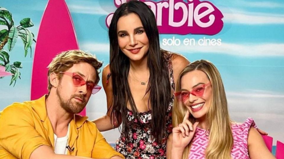 La actriz volvió a ver al galán de Hollywood en la premier de Barbie