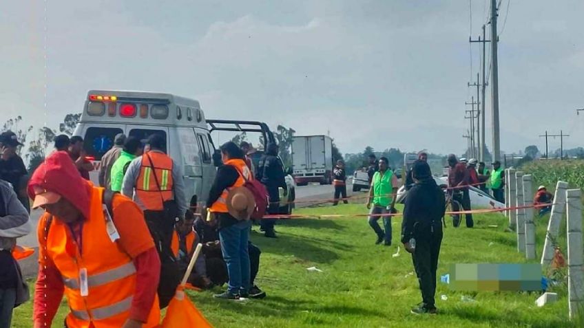 Atropellan a peregrinos de Central de Abasto de Toluca, una persona perdió la vida