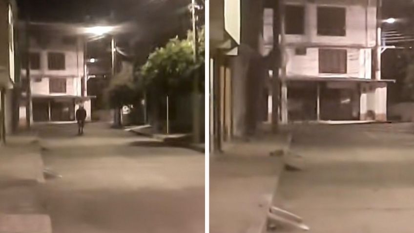 VIDEO: caballo “fantasma” aterroriza las calles de Colombia con cabalgata nocturna